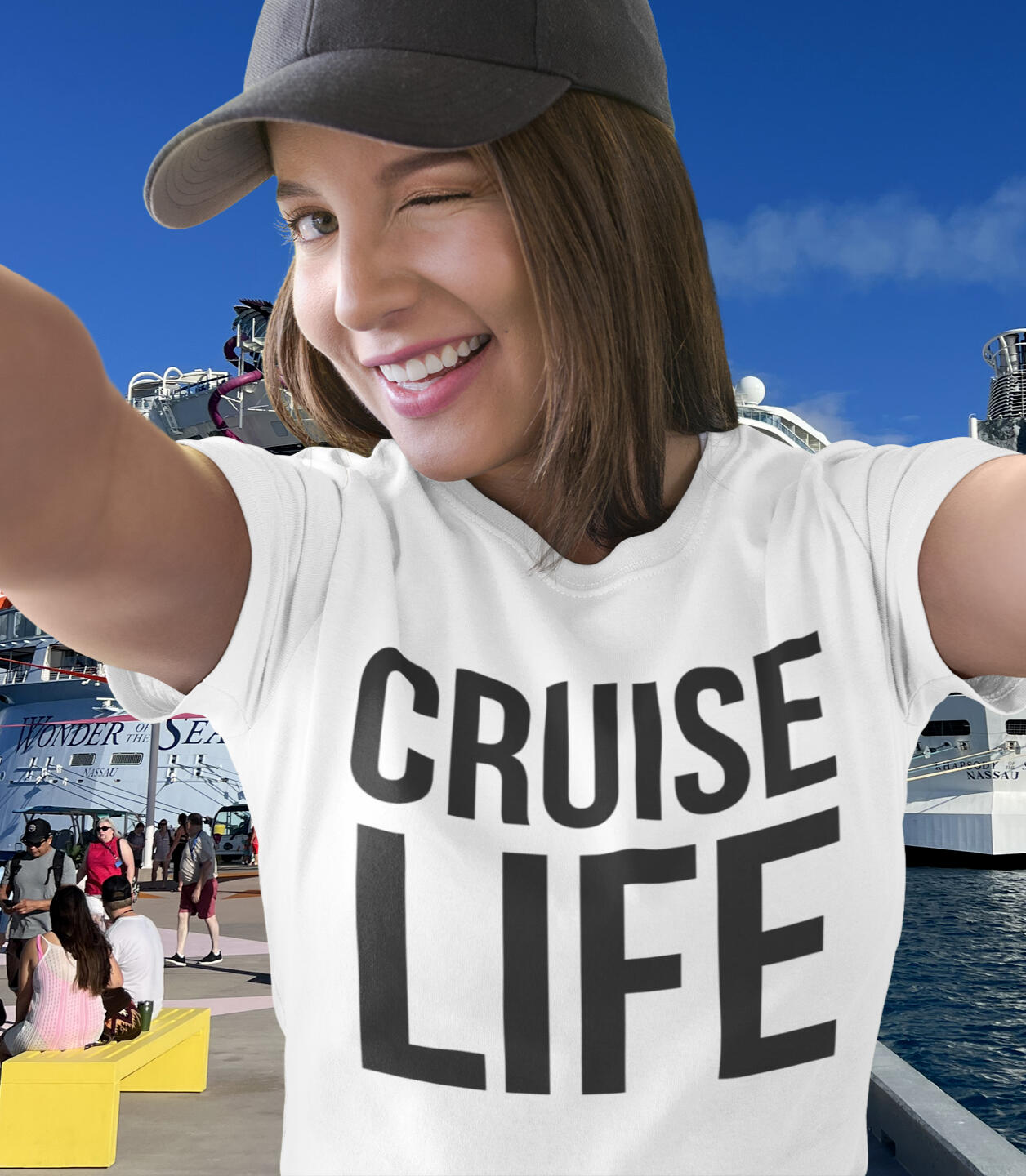 CRUISE LIFE ORIGINAL WHITE CRUISE TEE